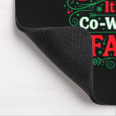 Dear Santa It's My Coworker's Fault Funny Christma Muismat (Hoek)