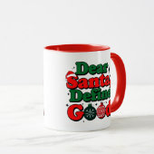 Dear Santa, Make My Wish Come True Mug (Devant droit)