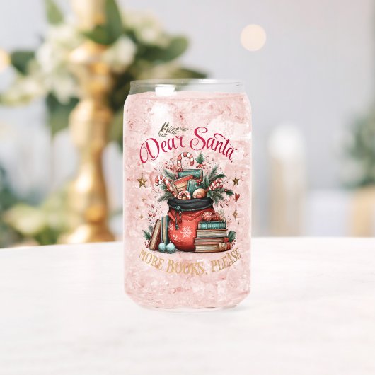 Dear Santa, More Books Please  Blikvorm Glas (Insitu (Huwelijk))