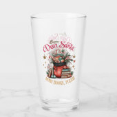 Dear Santa, More Books Please  Glas (Achterkant)