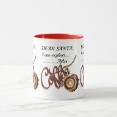 Dear SantaI Can Explain  After Coffee Xmas mug Mok (Midden)