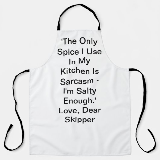 Dear Skipper Apron  Schort (Voorkant)