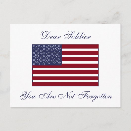 DEAR SOLDIER-BRIEFKAART BRIEFKAART (Voorkant)