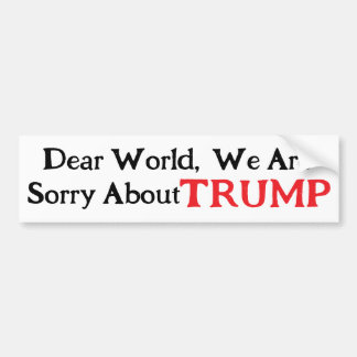 Dear World Bumpersticker