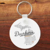 Dearborn Map Sleutelhanger (Voorkant)