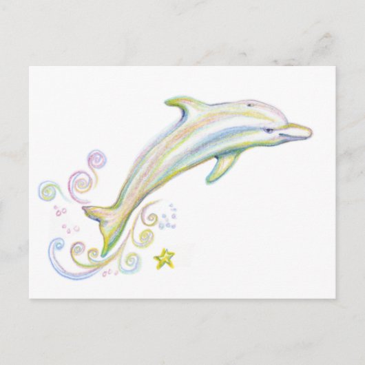 Dearest Dolphin Briefkaart (Voorkant)