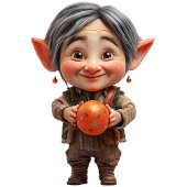 Dearie Christmas Elf Kraft Gift Labels Cadeaulabel