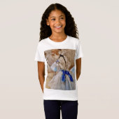 Deas Danseuse Avec T-shirt Ruban Bleu (Devant entier)