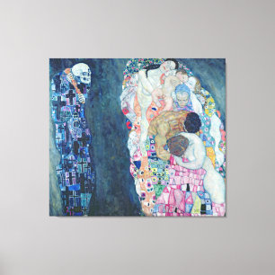 Death and Life, c.1911 (olie op canvas) Canvas Afdruk