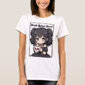 Death Before Decaf T-shirt (Voorkant)