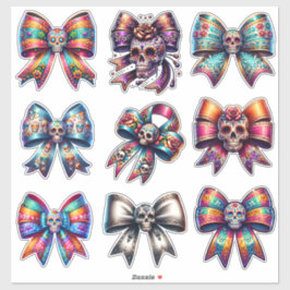 Death Day Coquette Aangepaste-Cut Vinyl Sticker