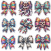 Death Day Coquette Aangepaste-Cut Vinyl Sticker (Voorkant)