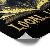 Death Gothic Steun Uw Lokale Bibliotheek Lovers Bo Poster (Hoek)