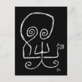 "Death Hates Goodbyes" (Noir) - Carte postale (Devant)