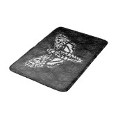 Death Head Moth Bath Mat (Gekanteld)