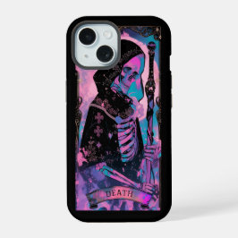 Death Kaart Tarot Kaart Witchy Vibes iPhone case 15 Hoesje