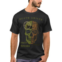 Death lacht Combat Engineer Skull Shirt