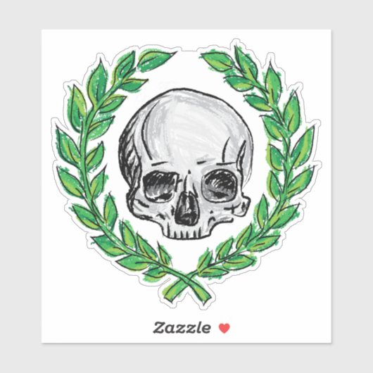 Death Laurel Sticker (Vel)