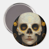 Death Mask Fantasy Sci-Fi Art Magneet (Voorkant / Achterkant)