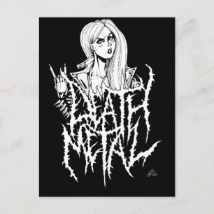 Death Metal Briefkaart