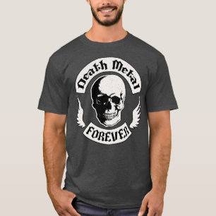 Death Metal Forever Heavy Metal Muziekgenre Skull T-shirt