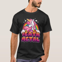 Death Metal Funny Rainbow en Unicorn Gift