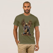 Death Metal Gitarrist Hell 666 T-shirt (Voorkant volledig)