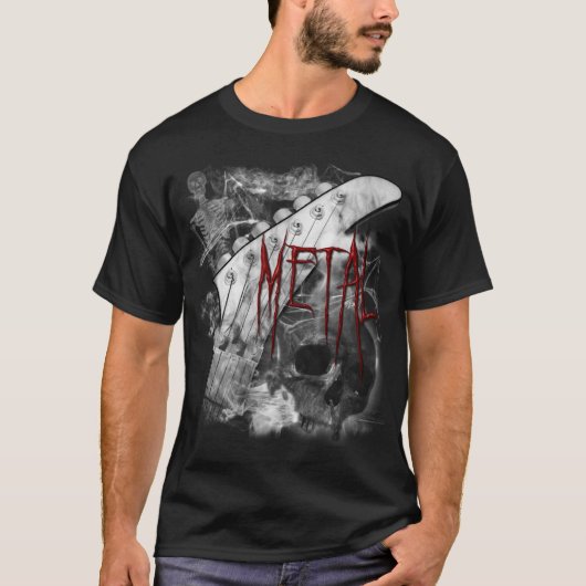 Death Metal Guitar Shirt (Voorkant)