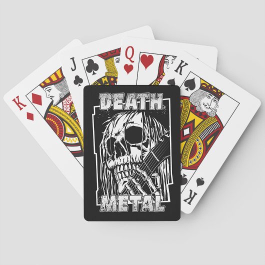 Death Metal Pokerkaarten (Achterkant)