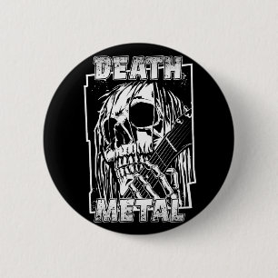 Death Metal Ronde Button 5,7 Cm