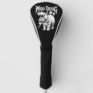 Death Metal Schattig Baby Nijlpaard Moo Deng Nijlp Golfheadcover
