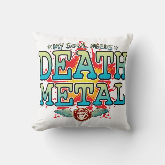 Death Metal Soul Cushion Kussen (Voorkant)