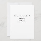 Death Notice and Funeral Invitation with Photo (Dos)