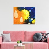 Death Polychromoptic by Michael Moffa Canvas Afdruk (Insitu (Woonkamer))