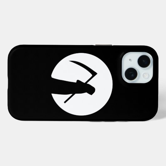 Death Reaper met Scythe Case-Mate iPhone Case (Achterkant (horizontaal))