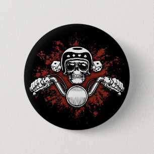 Death Rider - Dice Ronde Button 5,7 Cm