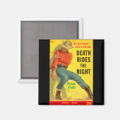Death Rides de Night westerne boekomslag Magneet (Voorkant / Achterkant)