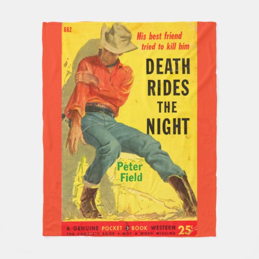 Death Rides La nuit couverture du livre de l'ouest (Devant)