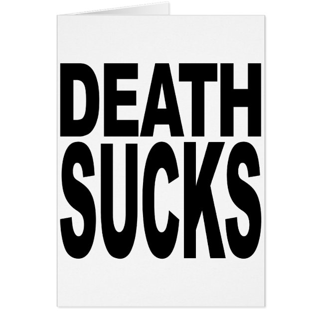 Death Sucks (Voorkant)