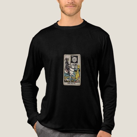 Death Tarot Tri-Blend Shirt (Voorkant volledig)