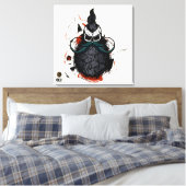 Death Tete G-Skulls Renegade series 6 of 12 Canvas Afdruk (Insitu (Slaapkamer))