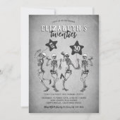 Death To My Youth 30th Birthday Party Invitation (Devant)