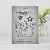 Death To My Youth 30th Birthday Party Invitation (Debout devant)