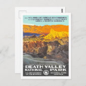 Death Valley Briefkaart (Voorkant / Achterkant)