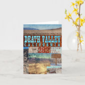 Death Valley, CA: 282' onder het Zee - Notecard Kaart (Gele Bloem)
