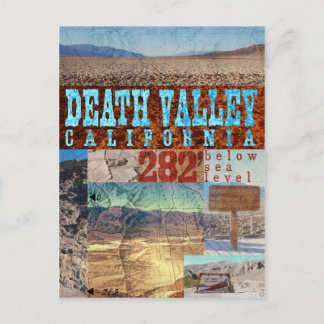 Death Valley, CA: 282' onder Zee - Briefkaart