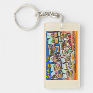Death Valley California CA Large Letter Briefkaart Sleutelhanger