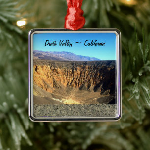 Death Valley California Kerstmis Metalen Ornament