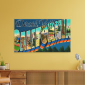 Death Valley, Californië - grote letterscènes 2 Canvas Afdruk (Insitu (Woonkamer))