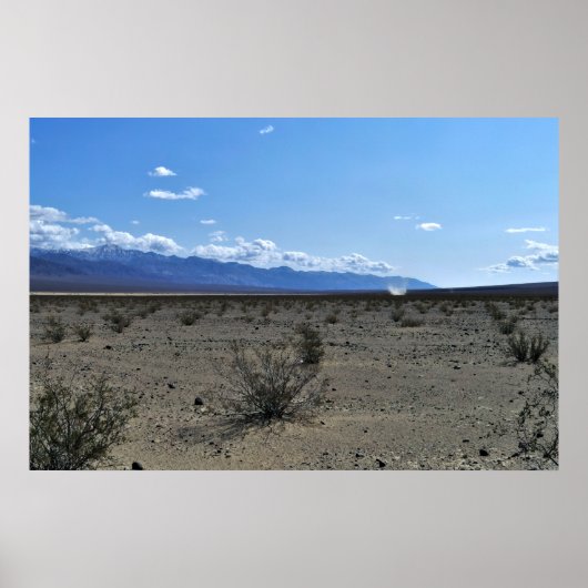 Death Valley Dust Devil Poster (Voorkant)